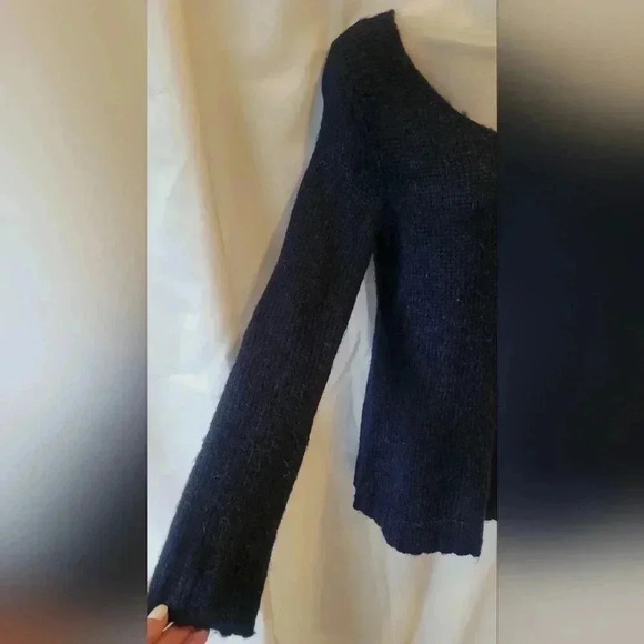 Women’s GAP Navy Blue Alpaca Knit Pullover Sweater - XSMALL - Picture 5 of 8